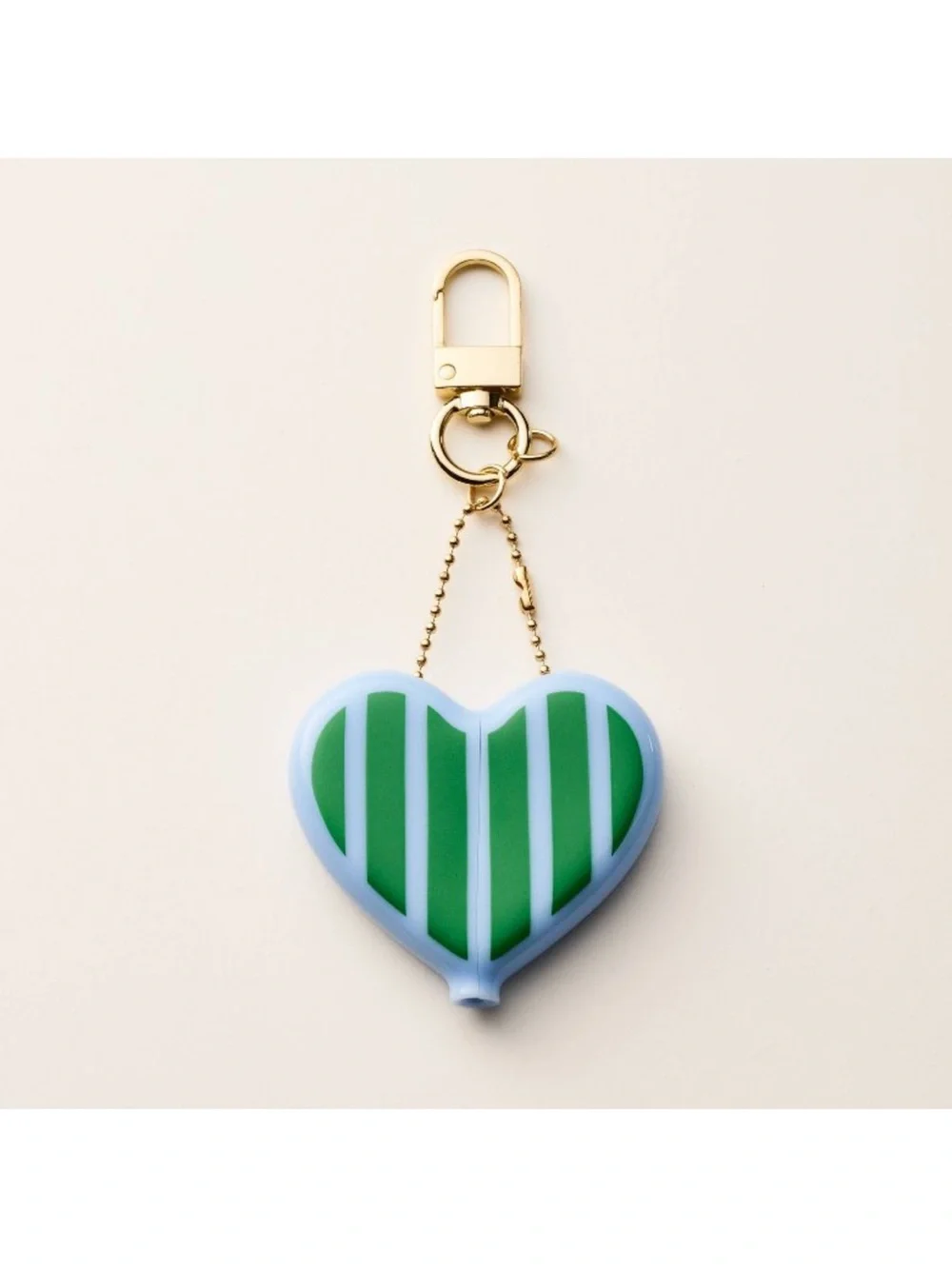 NWT Striped Heart Coin Purse Bag Charm Keychain from kate spade new york x Targe